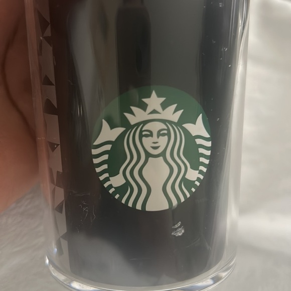 STARBUCKS 2011 20oz traveller cup black silver stars - Picture 2 of 4